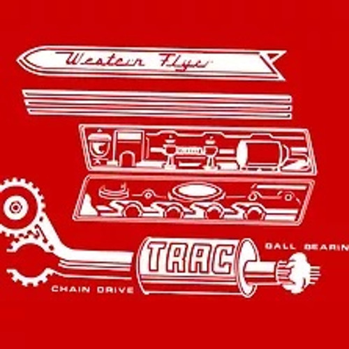 WESTERN FLYER PEDAL CAR DECAL SET WESTERN FLYER PEDAL CAR DECAL SET img