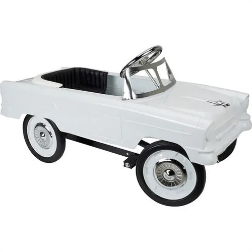 1955 Classic Pedal Car in Aqua/White - PedalCar.com