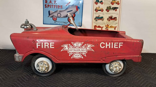 Murray Flat Face  Fire Chief  Battalion No.2  Pedal Car img