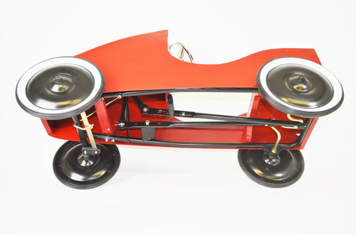 wooden pedal car