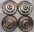 Reproduction Murray 7 1/2" Chrome Wheel Set of 4 (Blemished)