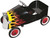 Black Flamed Hot Rod Pedal Car 
