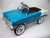 1955 Classic Pedal Car in Aqua/White