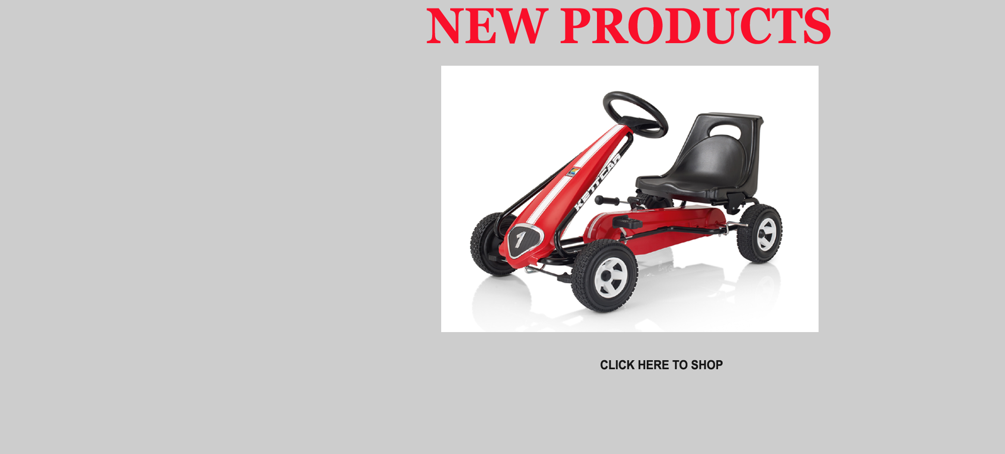 pedal car store
