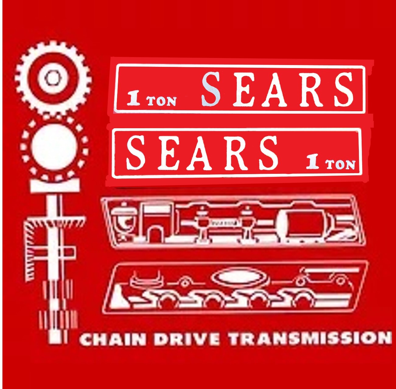 Misc. Pedal Tractor Decal Sets
