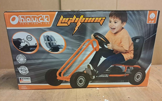 Hauck Lightning Orange - PedalCar.com Hauck Lightning Orange - PedalCar.com