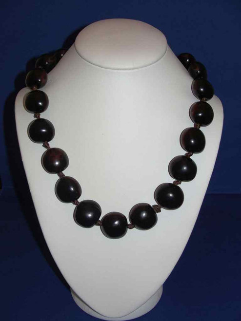 Brown kukui nut necklaces 10 per order