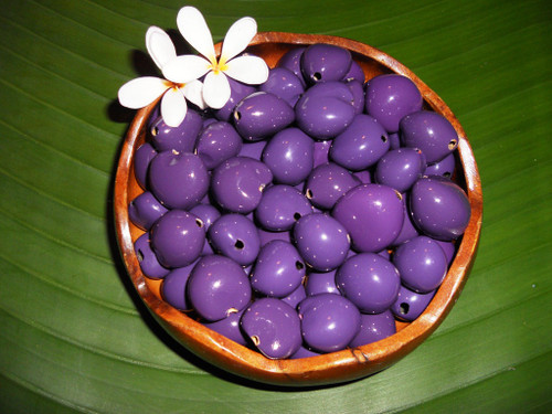 Purple Pained Kukui Nuts