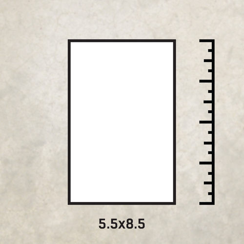 Single Panel Menu 5.5x8.5