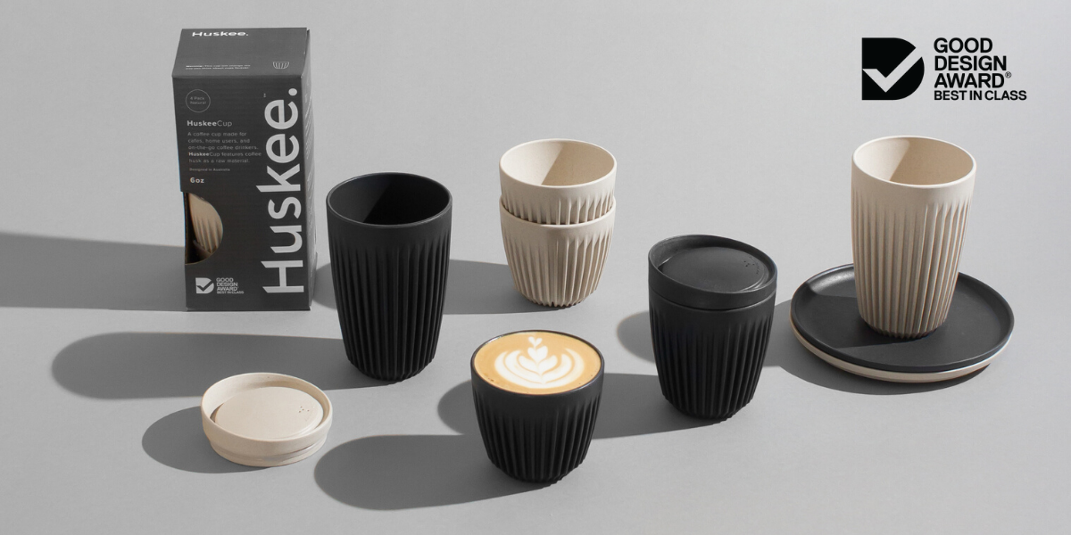 huskee reusable coffee cup