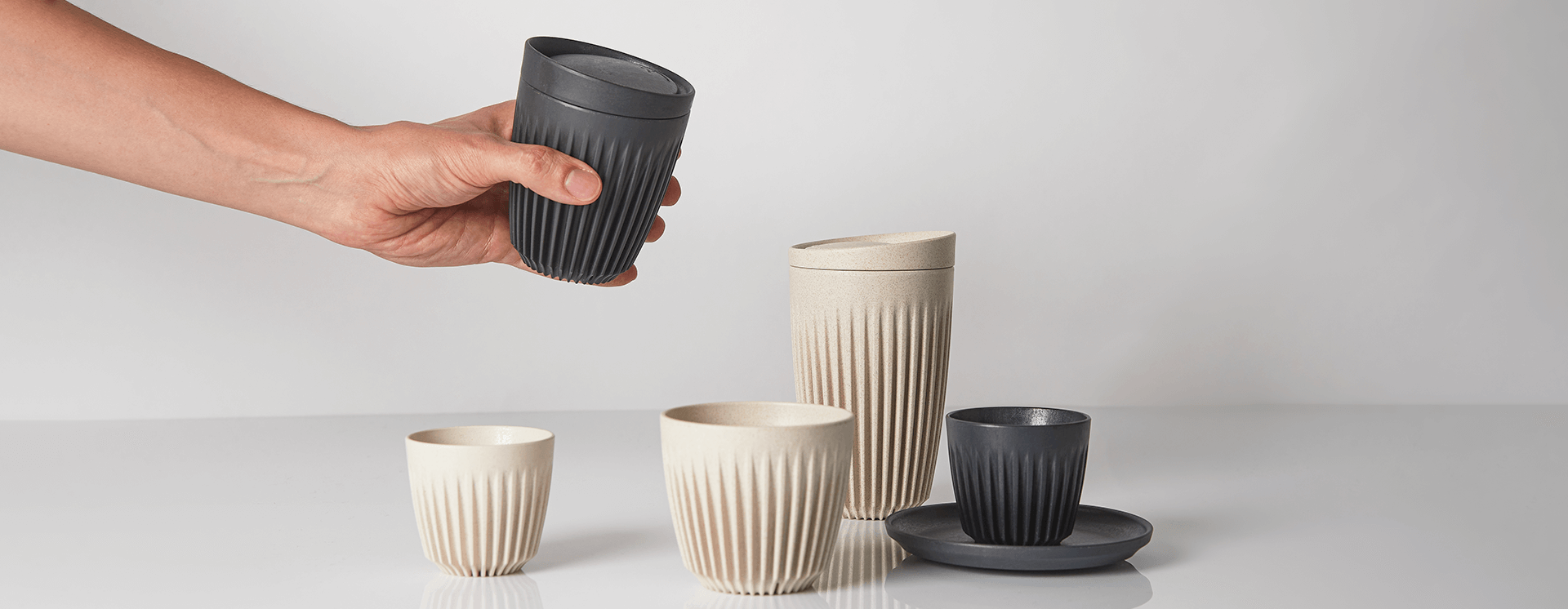 huskee reusable coffee cup