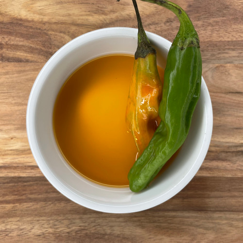Green Chili Extra Virgin Olive Oil - Teaoli