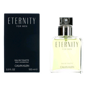 Eternity by Calvin Klein, 3.3 oz Eau De Toilette Spray for Men Eternity by Calvin Klein, 3.3 oz Eau De Toilette Spray for Men