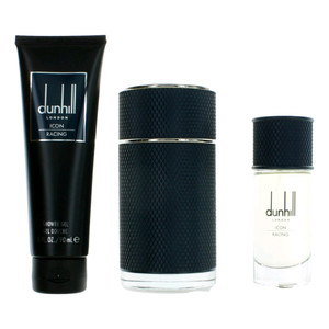Dunhill Icon Racing Blue by Alfred Dunhill, 3 Piece Gift Set for Men Dunhill Icon Racing Blue by Alfred Dunhill, 3 Piece Gift Set for Men