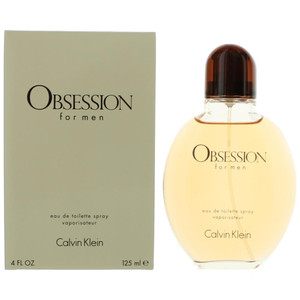 Obsession by Calvin Klein, 4 oz Eau De Toilette Spray for Men Obsession by Calvin Klein, 4 oz Eau De Toilette Spray for Men
