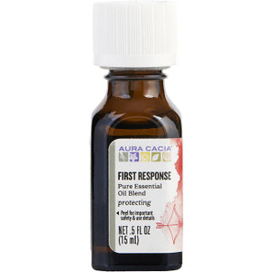 Essential Oils Aura Cacia by AURA CACIA First Response-Essential Oil 0.5 Oz for Unisex Essential Oils Aura Cacia by AURA CACIA First Response-Essential Oil 0.5 Oz for Unisex