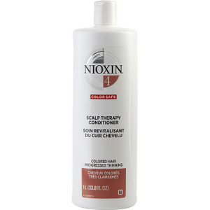 Nioxin by NIOXIN System 4 Scalp Therapy Conditioner For Fine Chemically Enhanced Noticeably Thinning Hair 33.8 Oz (Packaging May Vary) for Unisex Nioxin by NIOXIN System 4 Scalp Therapy Conditioner For Fine Chemically Enhanced Noticeably Thinning Hair 33.8 Oz (Packaging May Vary) for Unisex
