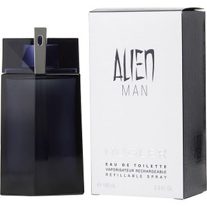 Alien Man by THIERRY MUGLER Edt Refillable Spray 3.4 Oz for Men Alien Man by THIERRY MUGLER Edt Refillable Spray 3.4 Oz for Men