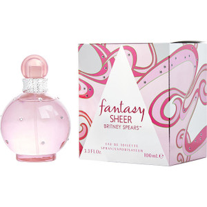Fantasy Sheer Britney Spears by BRITNEY SPEARS Edt Spray 3.4 Oz for Women Fantasy Sheer Britney Spears by BRITNEY SPEARS Edt Spray 3.4 Oz for Women