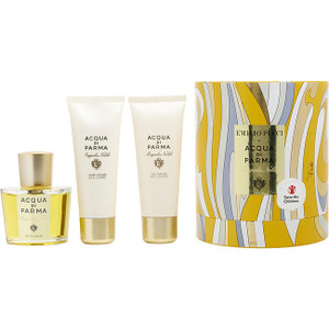 Acqua Di Parma Magnolia Nobile by ACQUA DI PARMA Eau De Parfum Spray 3.4 Oz & Body Cream 2.5 Oz & Bath And Shower Gel 2.5 Oz for Women Acqua Di Parma Magnolia Nobile by ACQUA DI PARMA Eau De Parfum Spray 3.4 Oz & Body Cream 2.5 Oz & Bath And Shower Gel 2.5 Oz for Women