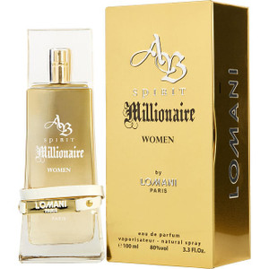 Ab Spirit Millionaire by LOMANI Eau De Parfum Spray 3.3 Oz for Women