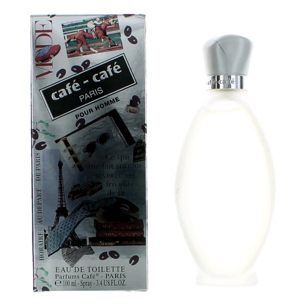 Cafe Cafe Paris by Cafe, 3.4 oz Eau De Toilette Spray for Men