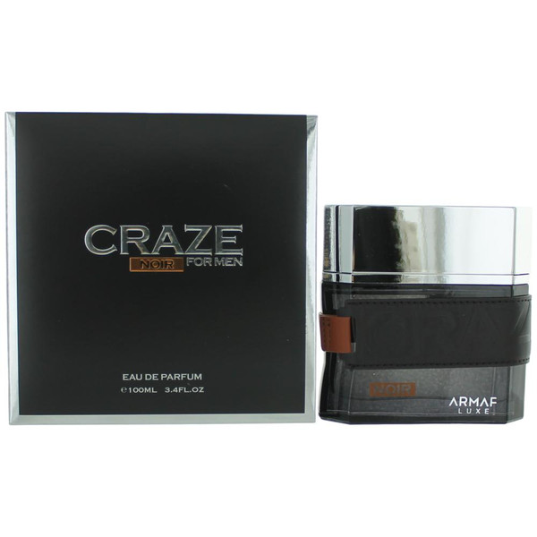 Craze Noir by Armaf, 3.4 oz Eau De Parfum Spray for Men