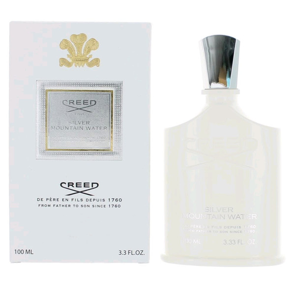 Silver Mountain Water by Creed, 3.3 oz Millesime Eau De Parfum Spray for Unisex