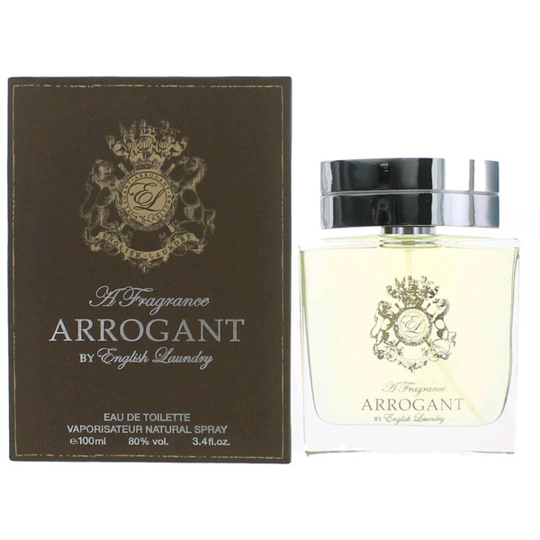 Arrogant by English Laundry, 3.4 oz Eau De Toilette Spray for Men