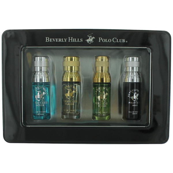 BHPC  Collection by Beverly Hills Polo Club, 4 Piece Mini Set for Men (ACRS)