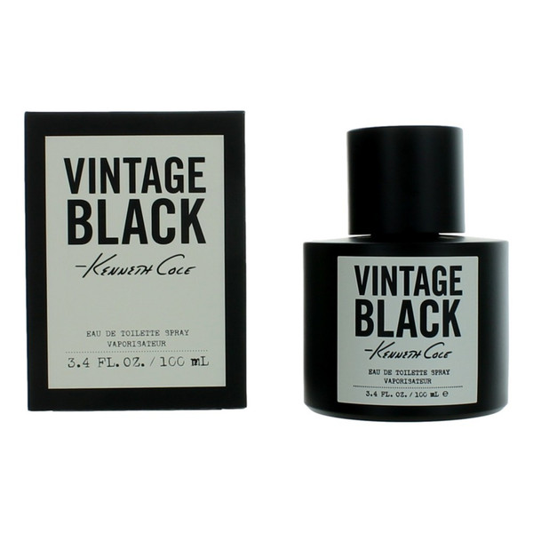 Kenneth Cole Vintage Black by Kenneth Cole, 3.4 oz Eau De Toilette Spray for Men