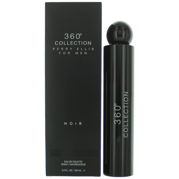 Perry Ellis 360 Collection Noir by Perry Ellis, 3.4 oz Eau De Toilette Spray for Men