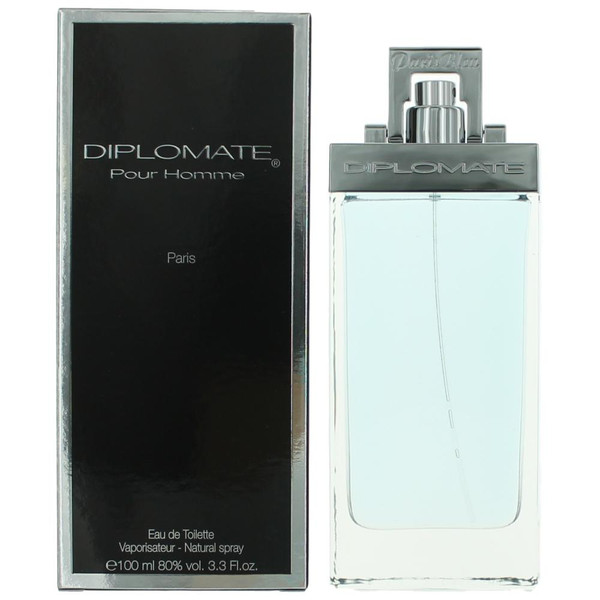 Diplomat Pour Homme by Paris Bleu Parfums, 3.3 oz Eau De Toilette Spray for Men