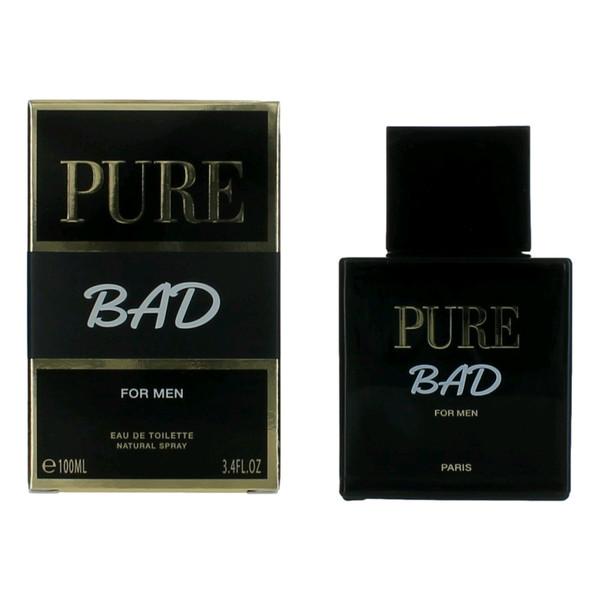 Pure Bad by Karen Low, 3.4 oz Eau De Toilette Spray for Men