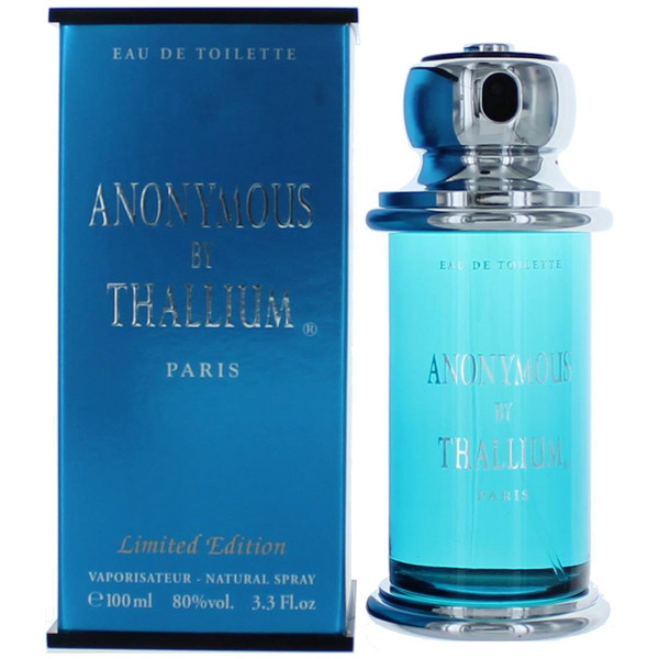 Anonymous by Thallium, 3.4 oz Eau De Toilette Spray for Men