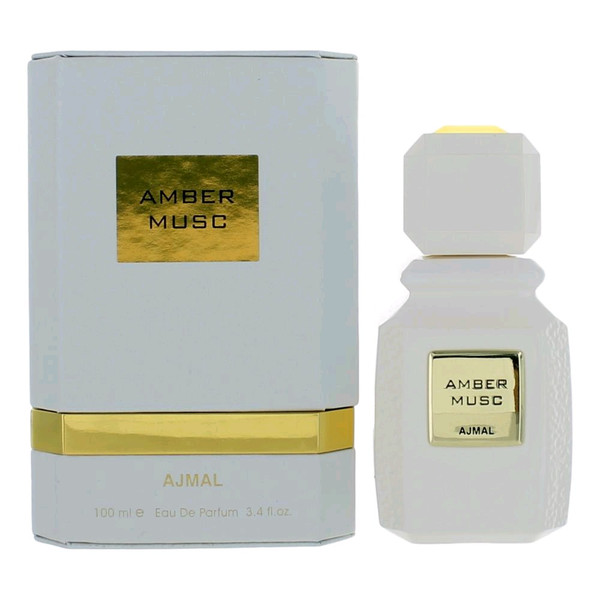 Amber Musc by Ajmal, 3.4 oz Eau De Parfum Spray for Unisex