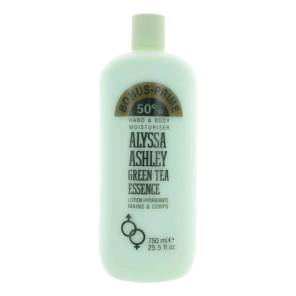 Green Tea Essence by Alyssa Ashley, 25.5 oz Hand & Body Moisturizer for Women