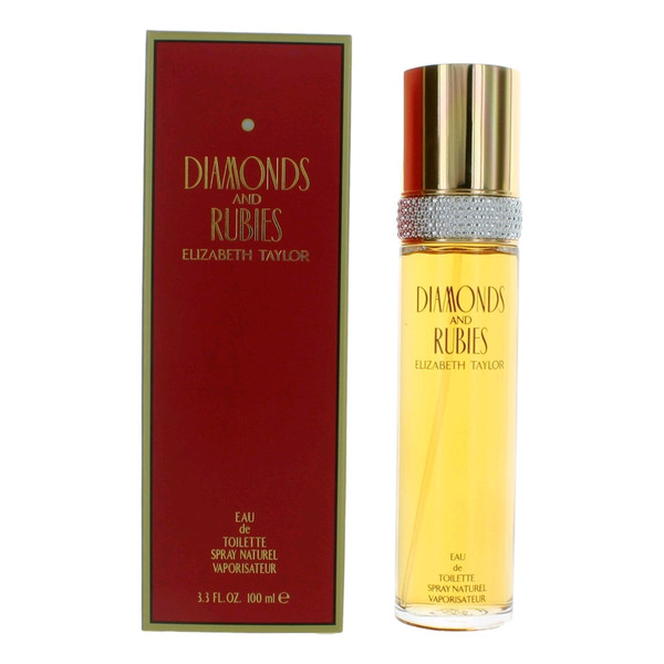 Diamonds & Rubies by Elizabeth Taylor, 3.3 oz Eau De Toilette Spray for Women