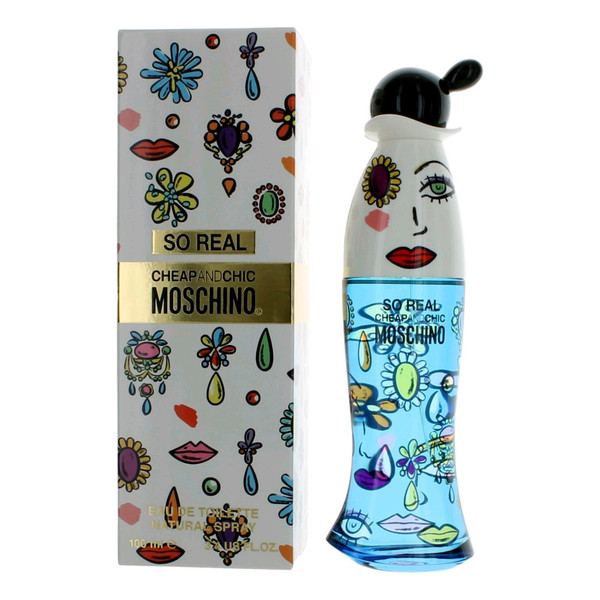 Cheap & Chic So Real by Moschino, 3.4 oz Eau De Toilette Spray for Women