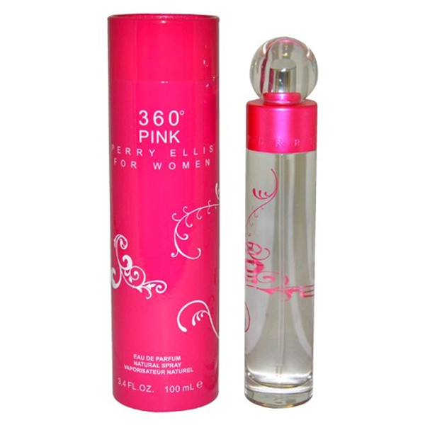 Perry Ellis 360 Pink by Perry Ellis, 3.4 oz Eau De Parfum Spray for Women