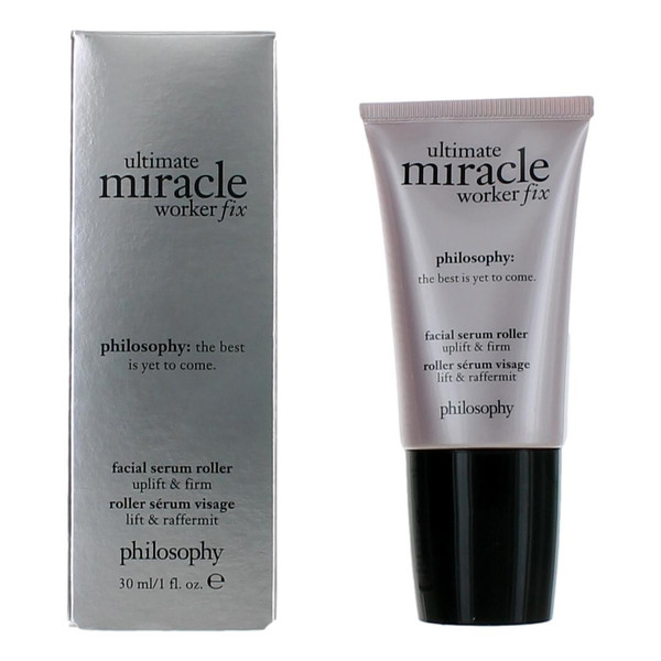 Ultimate Miracle Worker Fix by Philosophy, 1 oz Facial Serum Roller for Unisex