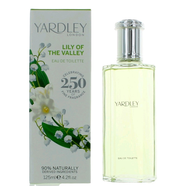 Yardley Lily of the Valley by Yardley of London, 4.2 oz Eau De Toilette Spray for Women