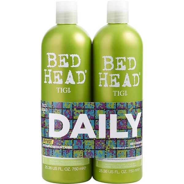 Bed Head by TIGI 2 Piece Anti+Dotes Re-Energize Tween Duo With Shampoo And Conditioner 25.36 Oz Each for Unisex