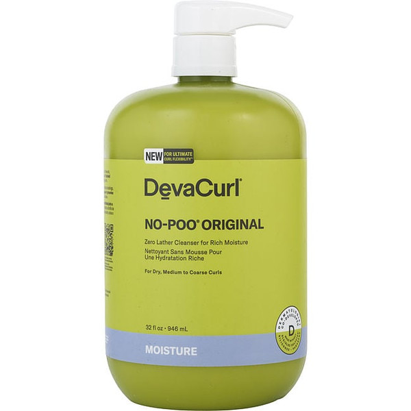 Deva by DEVA CONCEPTS Curl No Poo Original Zero Lather Conditioning Cleanser 32 Oz (Packaging May Vary) for Unisex