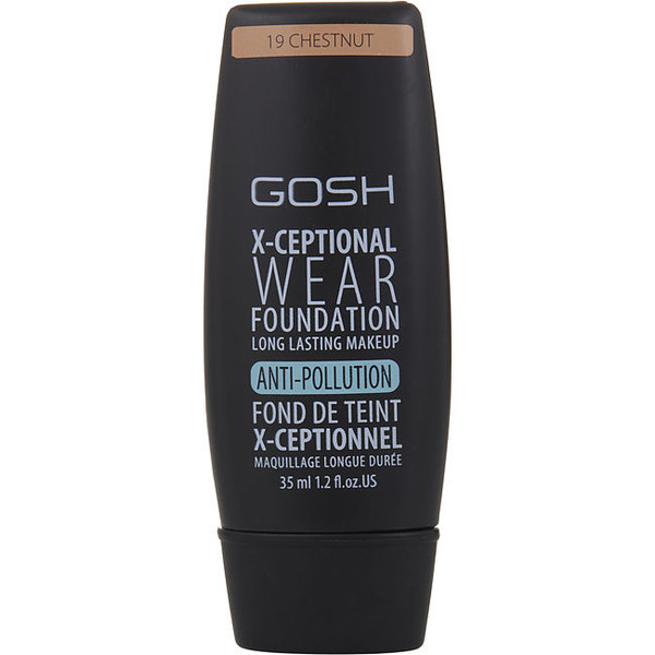 Gosh by GOSH X-Ceptional Wear Foundation Long Lasting Makeup - #19 Chestnut --35Ml/1.2Oz for Women