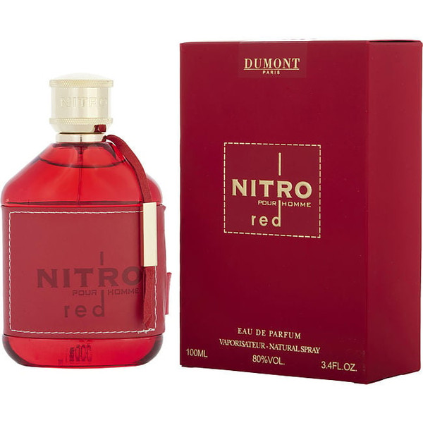 Nitro Red Pour Homme by DUMONT Eau De Parfum Spray 3.4 Oz for Men