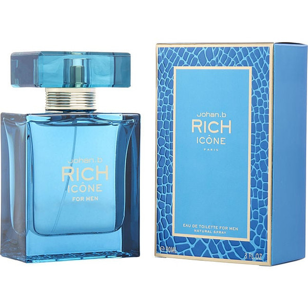 Johan B Rich Icone by JOHAN B Edt Spray 3.0 Oz for Men