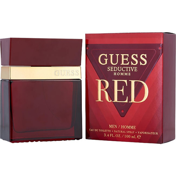 Guess Seductive Homme Red by GUESS Edt Spray 3.4 Oz for Men