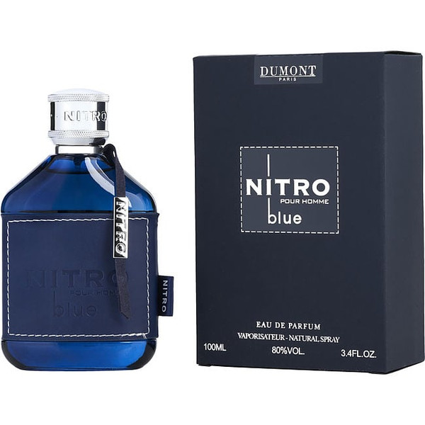 Nitro Blue Pour Homme by DUMONT Eau De Parfum Spray 3.4 Oz for Men