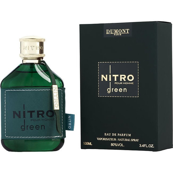 Nitro Green Pour Homme by DUMONT Eau De Parfum Spray 3.4 Oz for Men